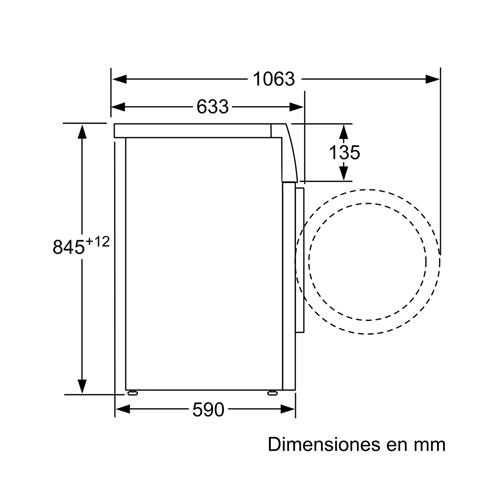 Siemens WM14N290EP Lavadora 9KG Carga Frontal 1400r.p.m