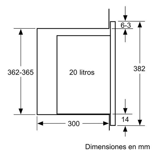 Siemens BF525LMB1 Microondas 20L