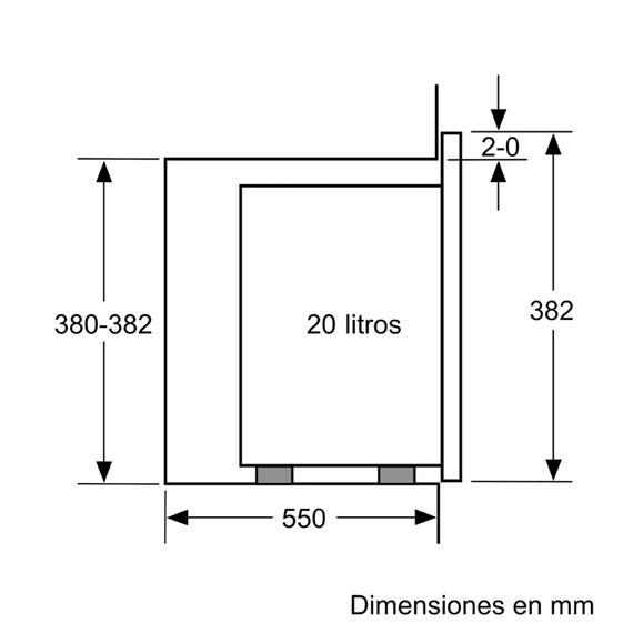 Siemens BF525LMB1 Microondas 20L