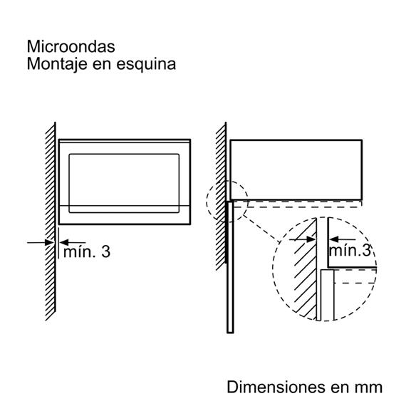 Siemens BF525LMB1 Microondas 20L