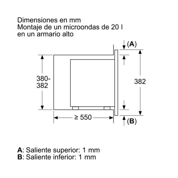 Siemens BE623LMB3 Microondas Integrable