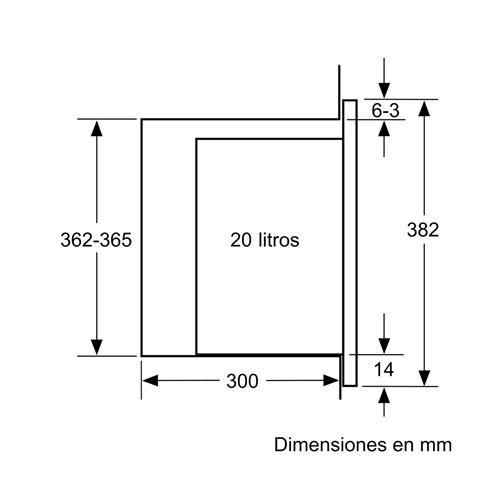 Siemens BF520LMA1 Microondas 20L