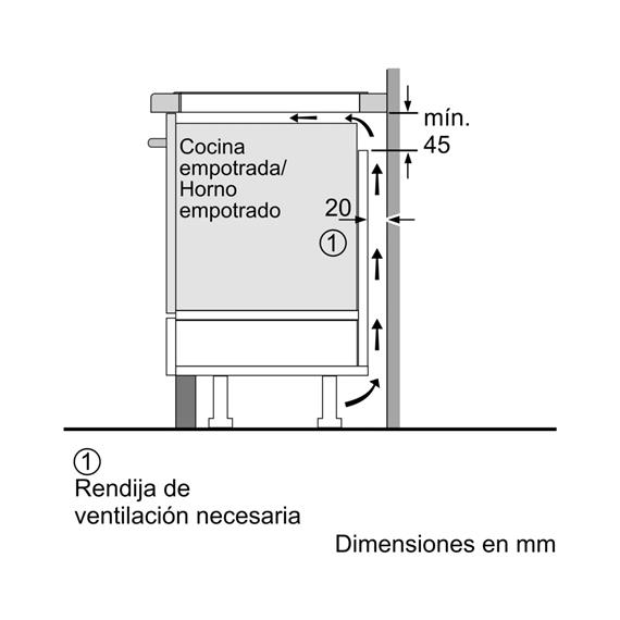 Siemens EU63KBJB5E Vitrocerámica 60cm Induccion