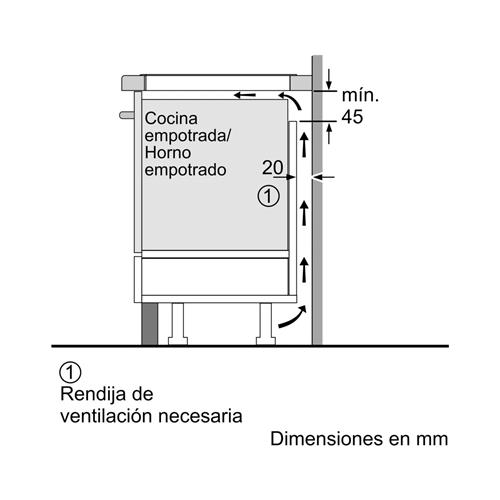 Siemens EU63KBJB5E Vitrocerámica 60cm Induccion