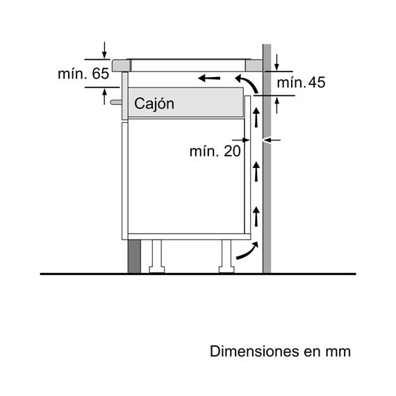 Siemens EU63KBJB5E Vitrocerámica 60cm Induccion