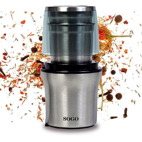 Sogo MOL-SS-5230 Molinillo Picadora 300W para Seco y Húmedo