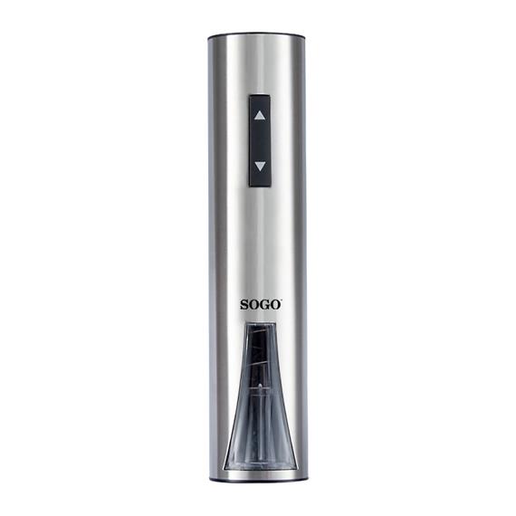 Sogo ACC-SS-17340 Abridor de Vino Eléctrico Recargable Con Accesorios