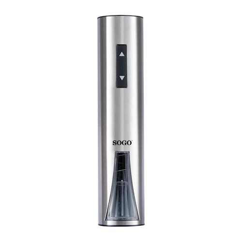 Sogo ACC-SS-17340 Abridor de Vino Eléctrico Recargable Con Accesorios