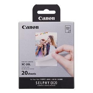 Canon XC-20L Papel Fotográfico para QX20 Pack 20 Pegatinas