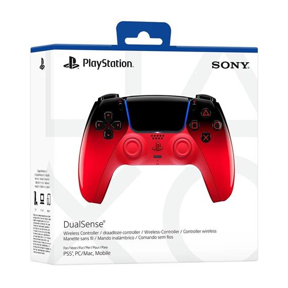 Sony PS5 Dualsense Mando Inalámbrico Techno Red