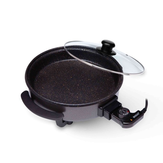 Sogo Multi Cazuela Eléctrica y Pizzera 32 Cm 1500W (PIZ-SS-10011)