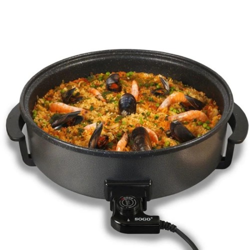 Sogo Multi Cazuela Eléctrica y Pizzera 42 Cm 1500W (PIZ-SS-10105)