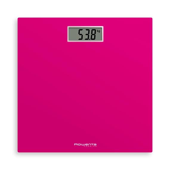 Rowenta BS1403V0 Premiss Báscula de Baño Extraplana Fucsia 150Kg