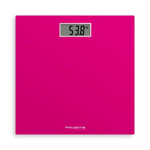 Rowenta BS1403V0 Premiss Báscula de Baño Extraplana Fucsia 150Kg