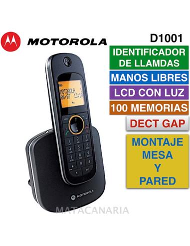 MOTOROLA DECT D1001 SINGLE