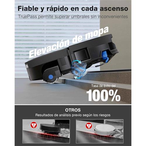 Ecovacs Deebot X12 OmniCyclone Aspirador y Friegasuelos con FocusJet