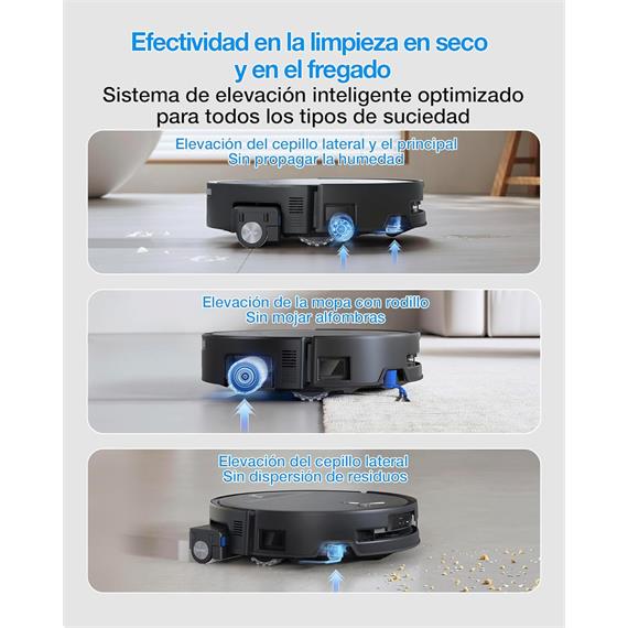 Ecovacs Deebot T80S Omni Robot Aspirador y Mopa 24.800Pa con Estación