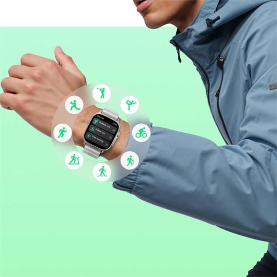 Realme Watch 5 Amoled Smartwatch con llamadas y NFC Titanium Black