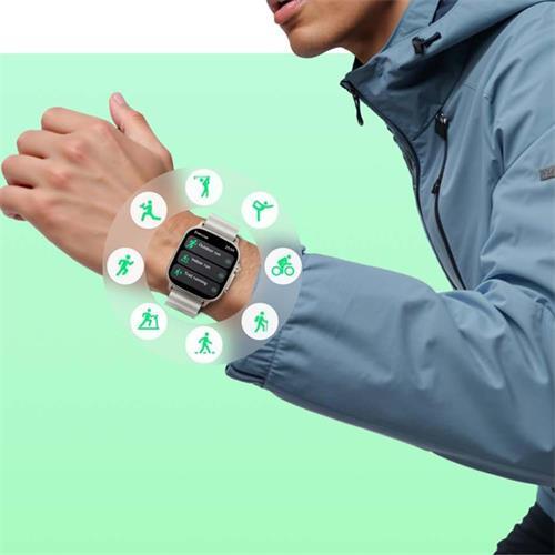 Realme Watch 5 Amoled Smartwatch con llamadas y NFC Titanium Black