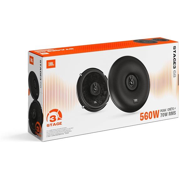 Jbl Gen2 Stage3 68 Altavoces de Coche 6.5" Coaxiales de 2 Vías Hasta 560W