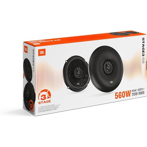 Jbl Gen2 Stage3 68 Altavoces de Coche 6.5" Coaxiales de 2 Vías Hasta 560W