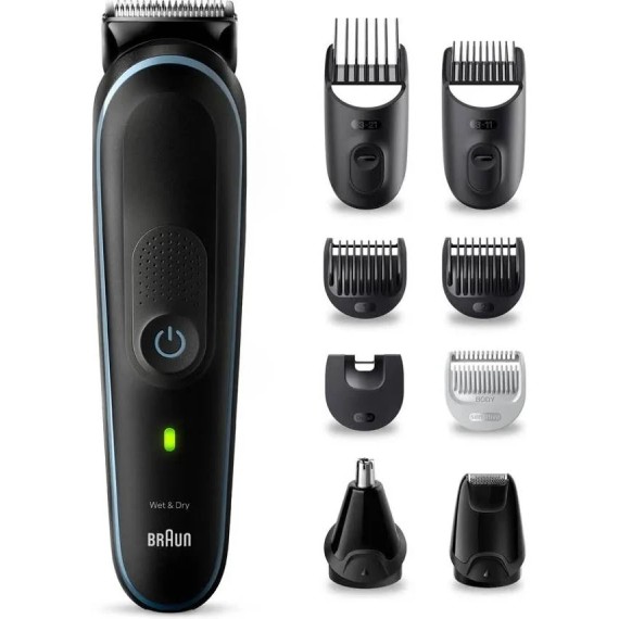 Braun MGK5411 Recortadora Kit 9 en 1 Recargable Wet & Dry