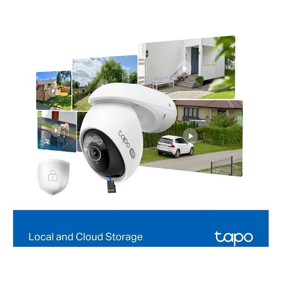 Tp-Link Tapo TC46 Cámara de Vigilancia Exterior 360º 4K Reconocimiento Facial