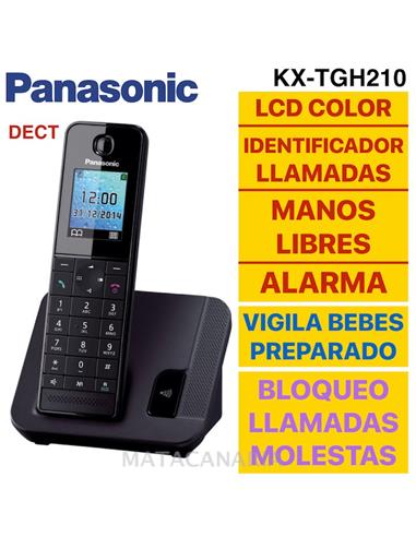 PANASONIC KX-TGH 210 BLACK