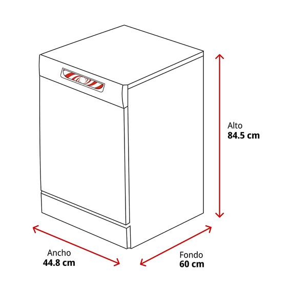 Teka DFS24650 Lavavajillas 45CM Blanco