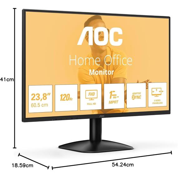 Monitor 23.8" AOC 24B31H 23.8" LED IPS FullHD 120Hz Adaptive Sync