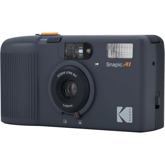 Kodak Snapic A1 Cámara Analógica de película 35mm con Flash Gris
