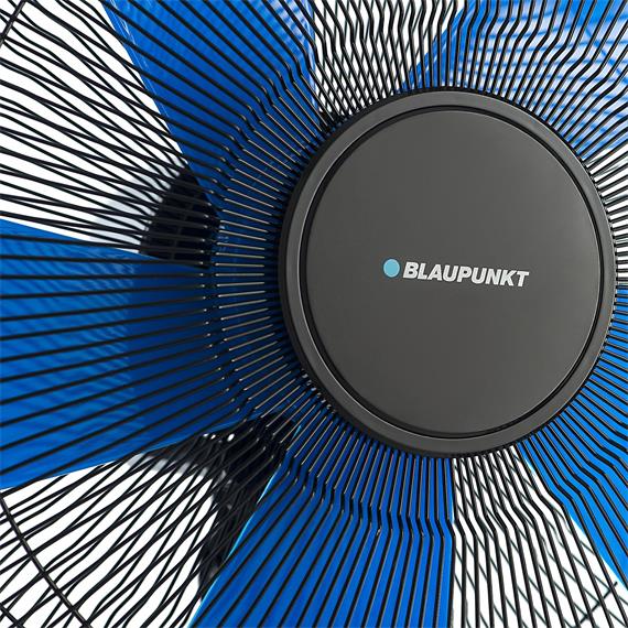Blaupunkt BP2009 Ventilador Pie 5 Aspas 45W 40cm Base Redonda Negro