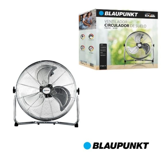 Blaupunkt BP2023 Ventilador Industrial de Suelo 50Cm 130W Cromado