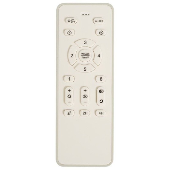 Daewoo DW5006 Ventilador Techo con Luz Led 30W Aspas Retráctiles Blanco