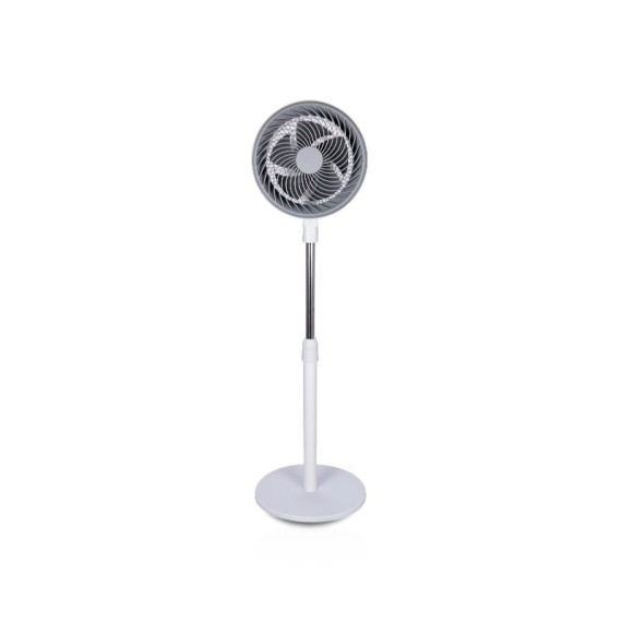 Daewoo DW9001 Ventilador Pie High Speed 80W 10" 25Cm Blanco