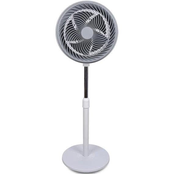 Daewoo DW9002 Ventilador Pie High Speed 90W 12" 30Cm Blanco