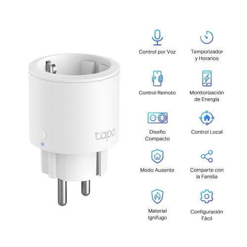TP-Link P115 Mini Enchufe Inteligente Wi-Fi con Medidor Consumo