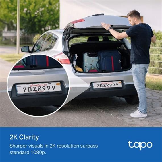 Tp-Link Tapo TC82 Kit Cámara de Seguridad Wi-Fi Alimentada por Energía Solar