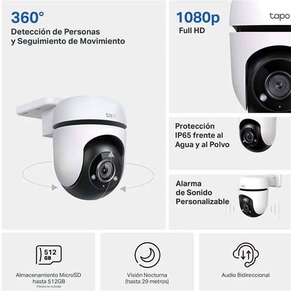 Tp-Link Tapo TC40 Cámara de Seguridad Exterior con WIFI 360º