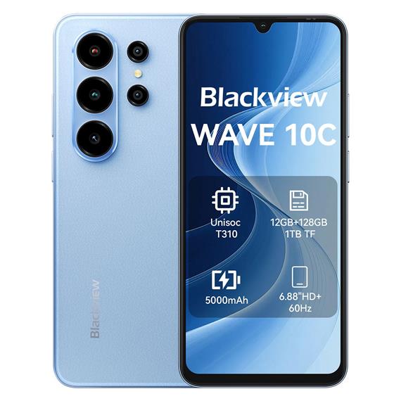 Blackview Wave 10C 6.88" 4GB 128GB 32Mpx Azul