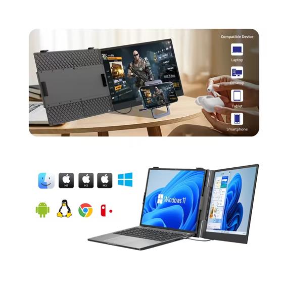 Blackview SCM 8 Monitor Portátil 15,3" Full HD Conexión USB-C