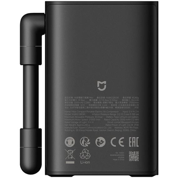 Xiaomi Mijia Compresor de Aire Mini Compacto 150psi (BHR08TYGL)