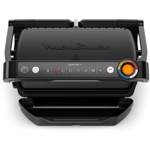 Moulinex GI717810 OptiGrill+, Parrilla Grill inteligente, 2100 W, 6 programas