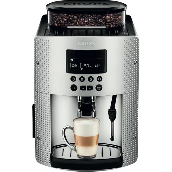 Krups EA815E70 Essential Cafetera Superautomática 15 Bar Thermoblock Plata