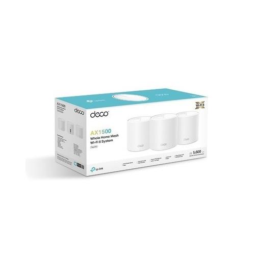 TP-Link Deco X10 Sistema Deco Wi-Fi 6 Mesh AI AX1500 Doble Banda Blanco Pack 3 Unidades