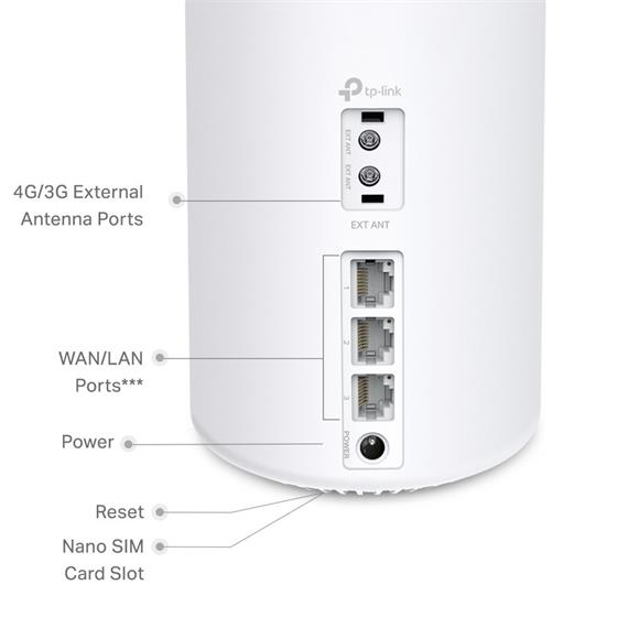 TP-Link Deco X10-4G Router 4G Wi-Fi 6 Mesh AX1500 Pack 1