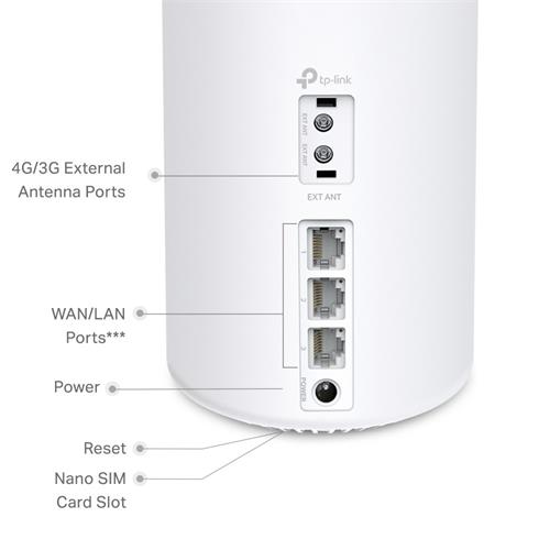 TP-Link Deco X10-4G Router 4G Wi-Fi 6 Mesh AX1500 Pack 1