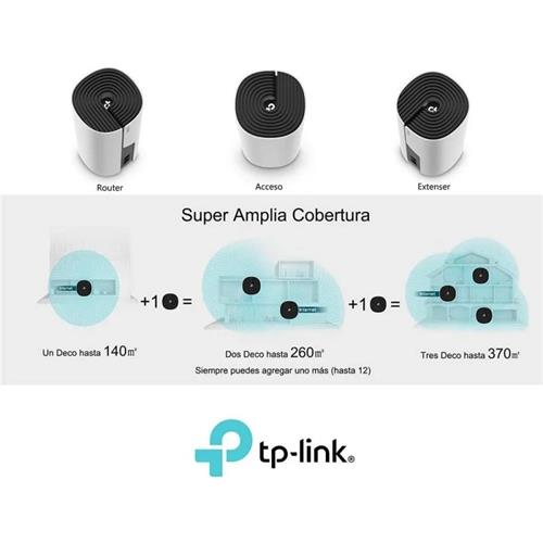 TP-Link Deco M4 Sistema Wi-Fi 5 Mesh AC1200 Pack de 3