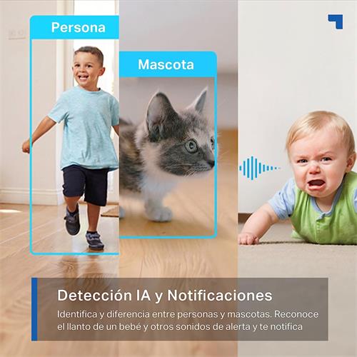 Tp-Link Tapo C225 Cámara Seguridad IP WIFI 360º 2K QHD Con Detección por IA