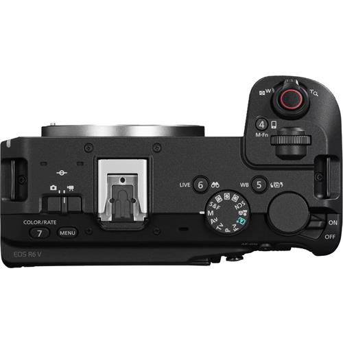 Canon EOS R6 V Cámara Mirrorless Compacta Full Frame Vídeo 7K Raw Cuerpo